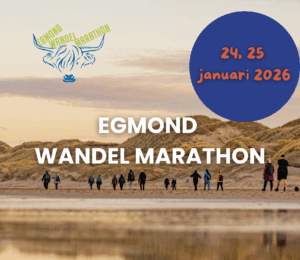 Egmond Wandel Marathon 2026 voor het Sikkelcelfonds
